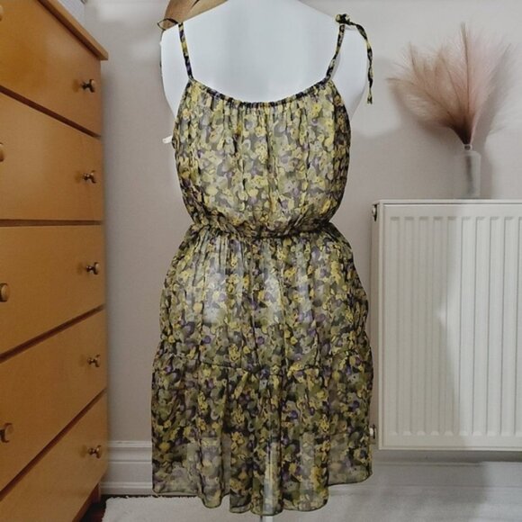 Vintage Costa Blanca Fairycore Pleated Mesh Dress - Picture 1 of 13